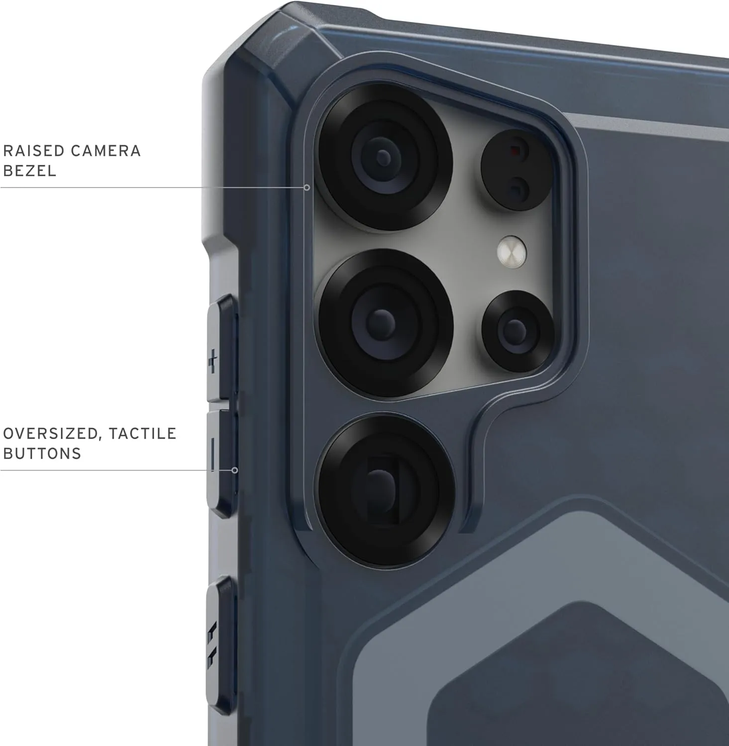 URBAN ARMOR GEAR UAG Designed for Samsung Galaxy S25 Ultra Case 6.8" Essential Armor - Compatible with Magnetic Charging Rugged Military Drop Tested Anti-Slip Protective Cover, Cloud Blue
