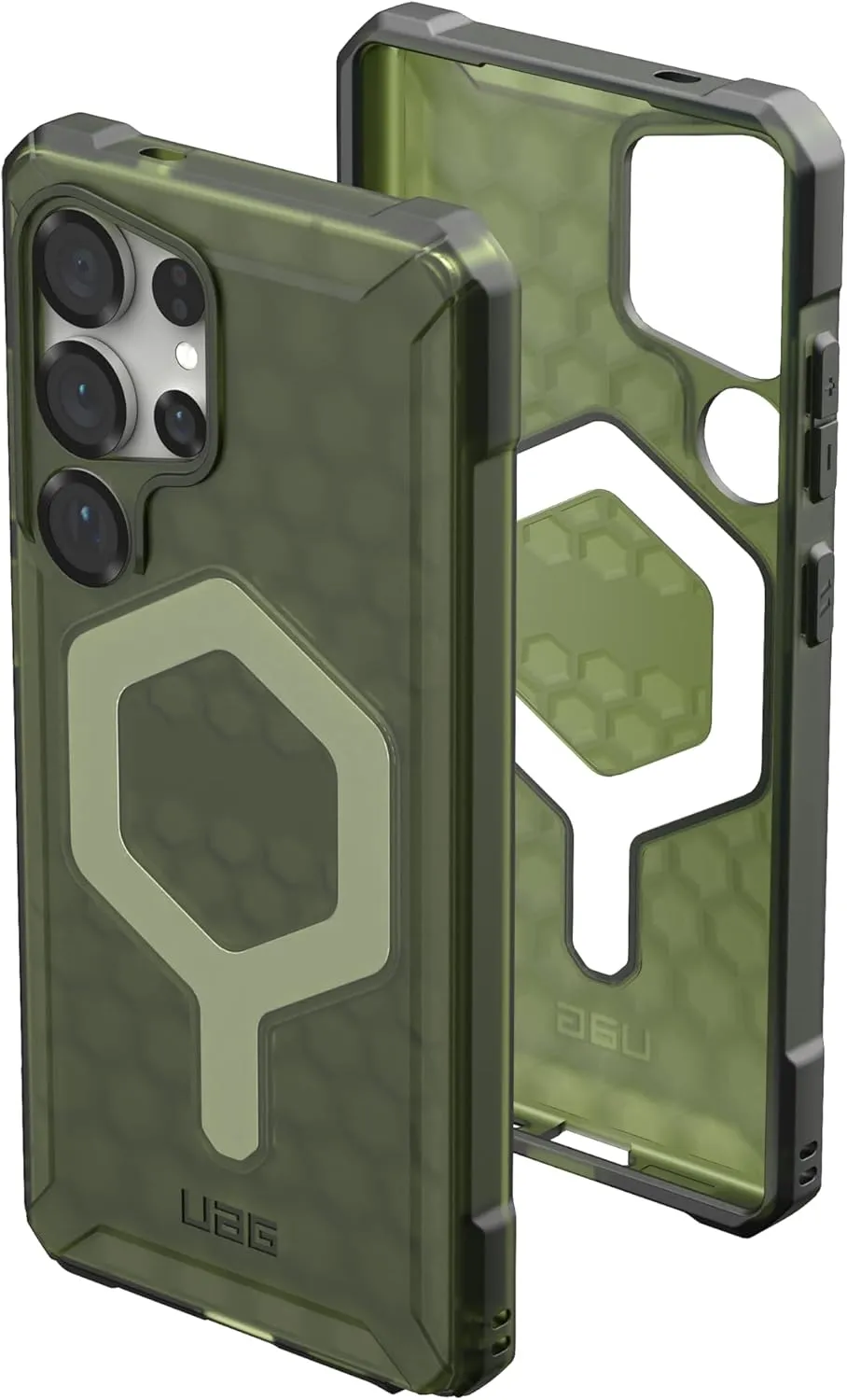 URBAN ARMOR GEAR UAG Designed for Samsung Galaxy S25 Ultra Case 6.8" Essential Armor - Compatible with Magnetic Charging Rugged Military Drop Tested Anti-Slip Protective Cover, Olive Drab