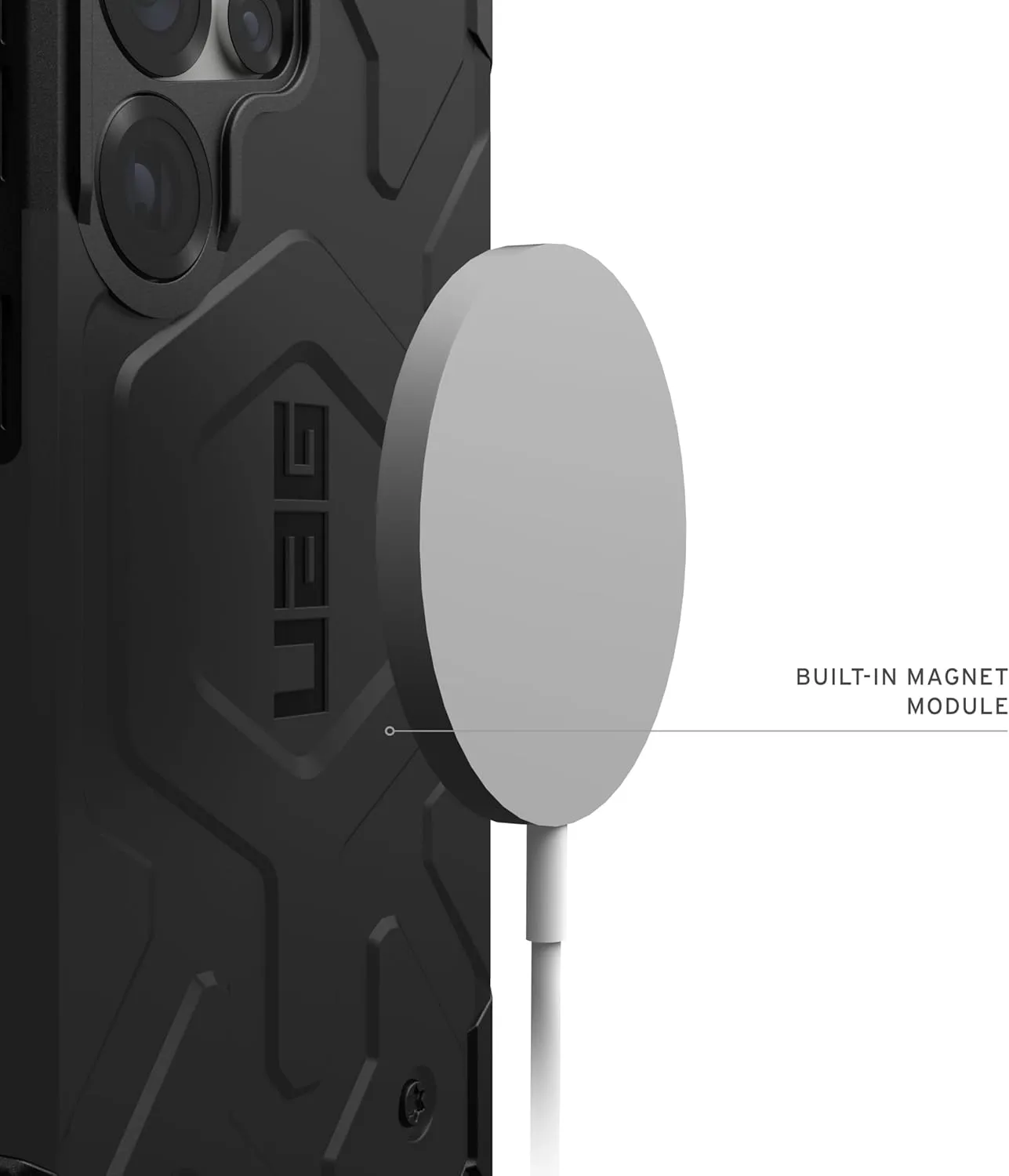 URBAN ARMOR GEAR UAG Designed for Samsung Galaxy S25 Ultra Case 6.8" Pathfinder - Compatible with Magnetic Charging Armor Shell Impact-Resistant Rugged Military Drop Tested Protective Cover, Black