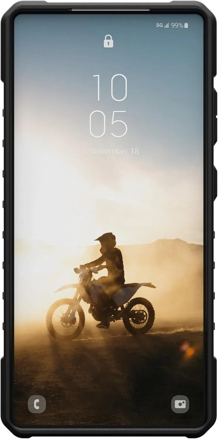 URBAN ARMOR GEAR UAG Designed for Samsung Galaxy S25 Ultra Case 6.8" Pathfinder - Compatible with Magnetic Charging Armor Shell Impact-Resistant Rugged Military Drop Tested Protective Cover, Black