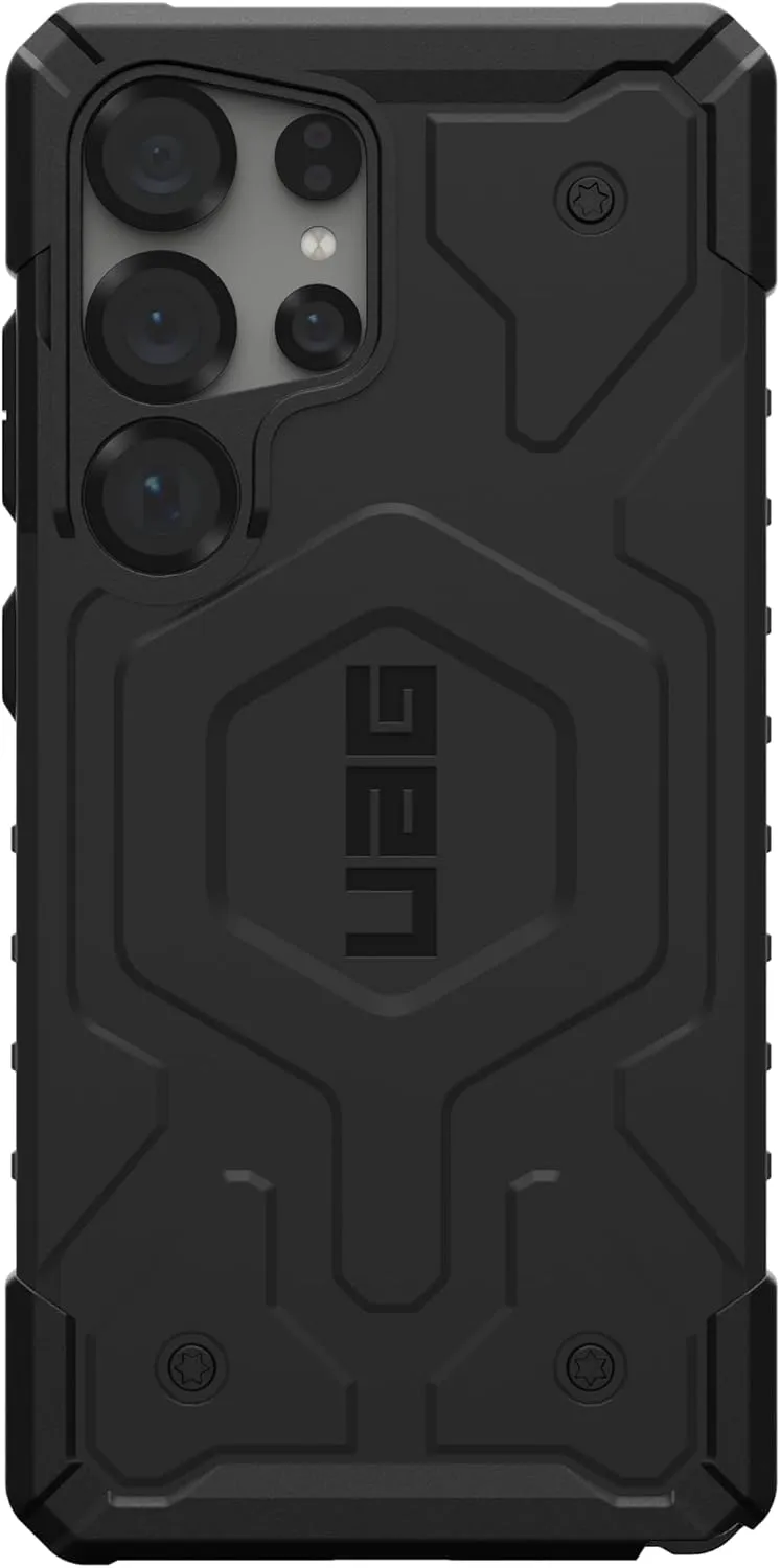 URBAN ARMOR GEAR UAG Designed for Samsung Galaxy S25 Ultra Case 6.8" Pathfinder - Compatible with Magnetic Charging Armor Shell Impact-Resistant Rugged Military Drop Tested Protective Cover, Black