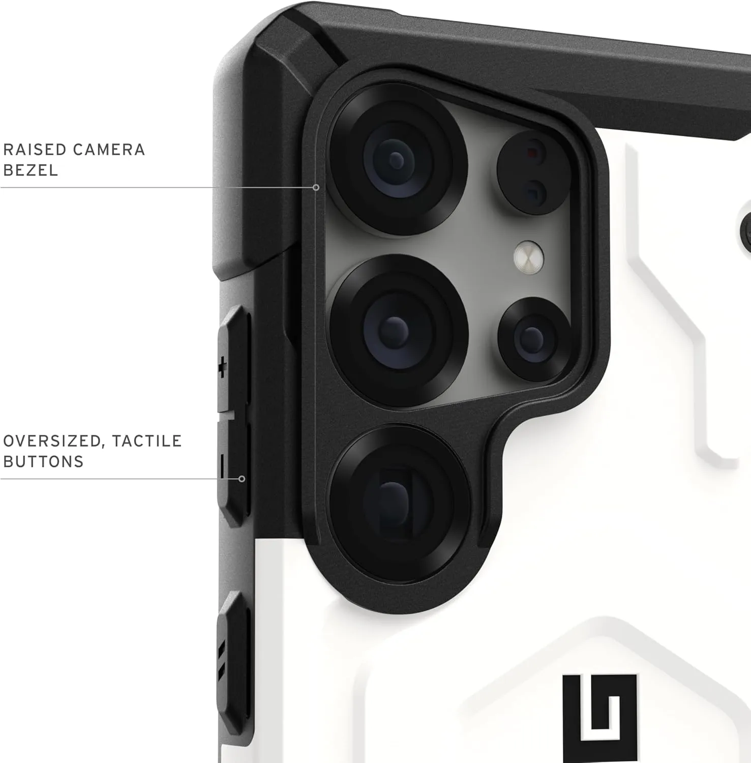 URBAN ARMOR GEAR UAG Designed for Samsung Galaxy S25 Ultra Case 6.8" Pathfinder - Compatible with Magnetic Charging Armor Shell Impact-Resistant Rugged Military Drop Tested Protective Cover, White