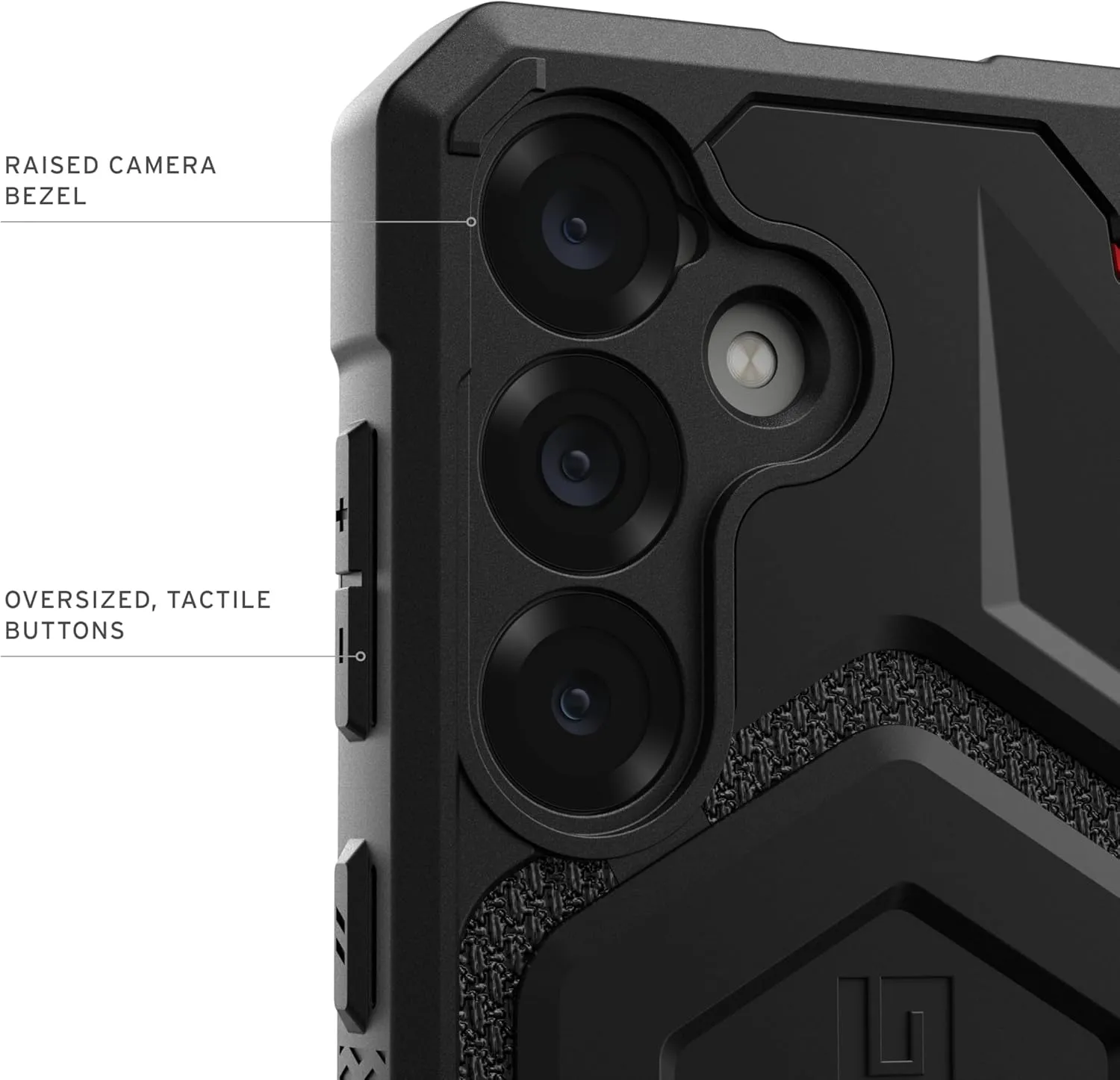 URBAN ARMOR GEAR UAG for Samsung Galaxy S25 Plus Case 6.7" Monarch Pro - Compatible with Magnetic Charging Premium Rugged Military Drop Tested Protective Cover, Kevlar Black