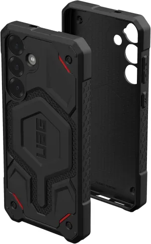 URBAN ARMOR GEAR UAG for Samsung Galaxy S25 Plus Case 6.7" Monarch Pro - Compatible with Magnetic Charging Premium Rugged Military Drop Tested Protective Cover, Kevlar Black