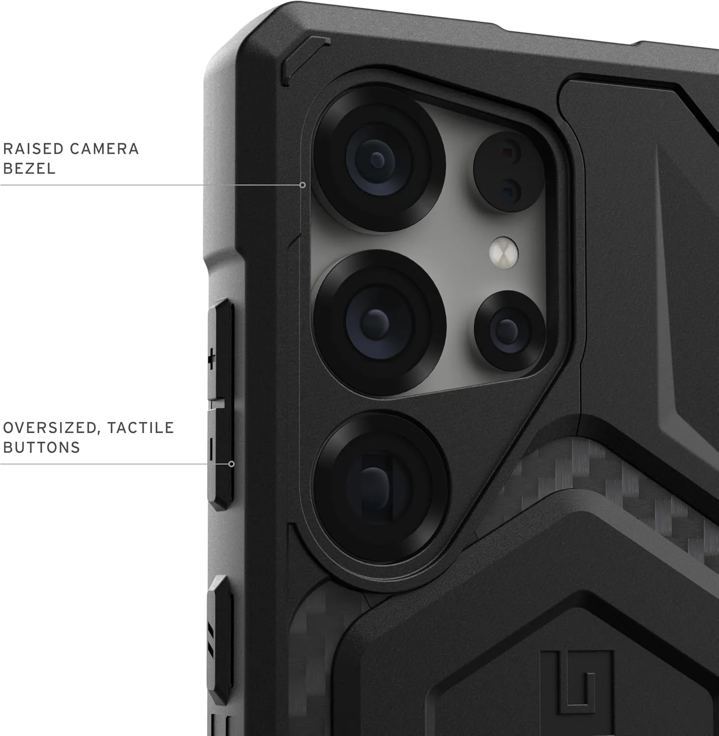 URBAN ARMOR GEAR UAG for Samsung Galaxy S25 Ultra Case 6.8" Monarch Pro - Compatible with Magnetic Charging Premium Rugged Military Drop Tested Protective Cover, Carbon Fiber