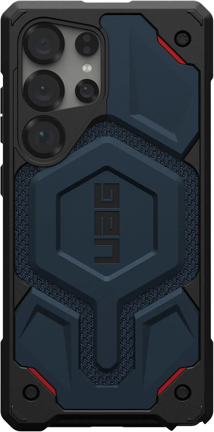 URBAN ARMOR GEAR UAG for Samsung Galaxy S25 Ultra Case 6.8" Monarch Pro - Compatible with Magnetic Charging Premium Rugged Military Drop Tested Protective Cover, Kevlar Mallard