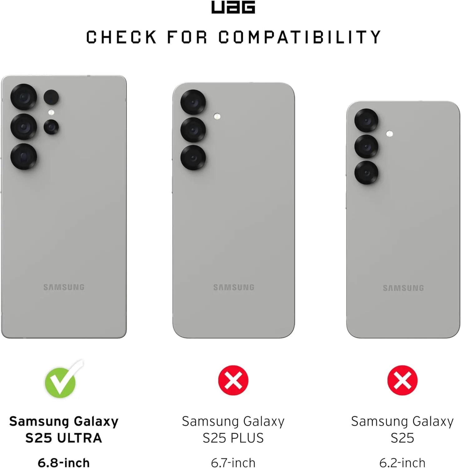 URBAN ARMOR GEAR UAG for Samsung Galaxy S25 Ultra Case 6.8" Monarch Pro - Compatible with Magnetic Charging Rugged Military Drop Tested Protective Cover, Titanium