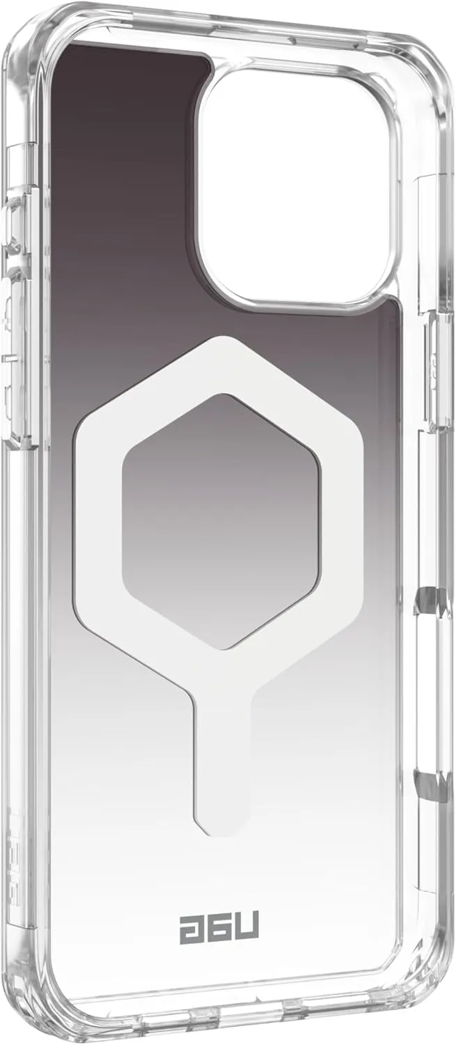 URBAN ARMOR GEAR UAG [Limited Edition] Designed for iPhone 16 Pro Max Case 6.9" Plyo - Compatible with MagSafe Charging Rugged Anti-Yellowing Transparent MIL-STD Protective Cover, Black/Clear Ombre