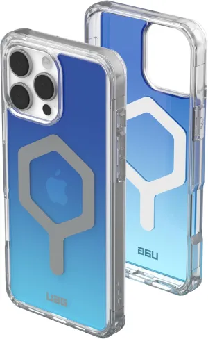 URBAN ARMOR GEAR UAG [Limited Edition] Designed for iPhone 16 Pro Max Case 6.9" Plyo - Compatible with MagSafe Charging Rugged Anti-Yellowing Transparent Military Grade Protective Cover, Blue Ombre