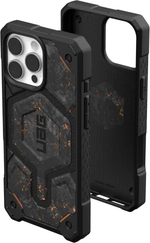 URBAN ARMOR GEAR UAG [Limited Edition] Designed for iPhone 16 Pro Max Case Monarch Pro - MagSafe Charging Compatible Premium Rugged Protective Cover, Forged Carbon Fiber with Copper