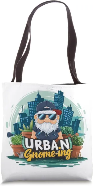 Urban Gardener City Rooftop Garden Sustainable Gardening Tote Bag