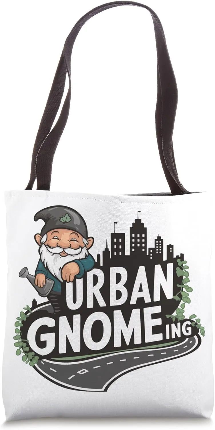Urban Gardener City Rooftop Garden Sustainable Gardening Tote Bag