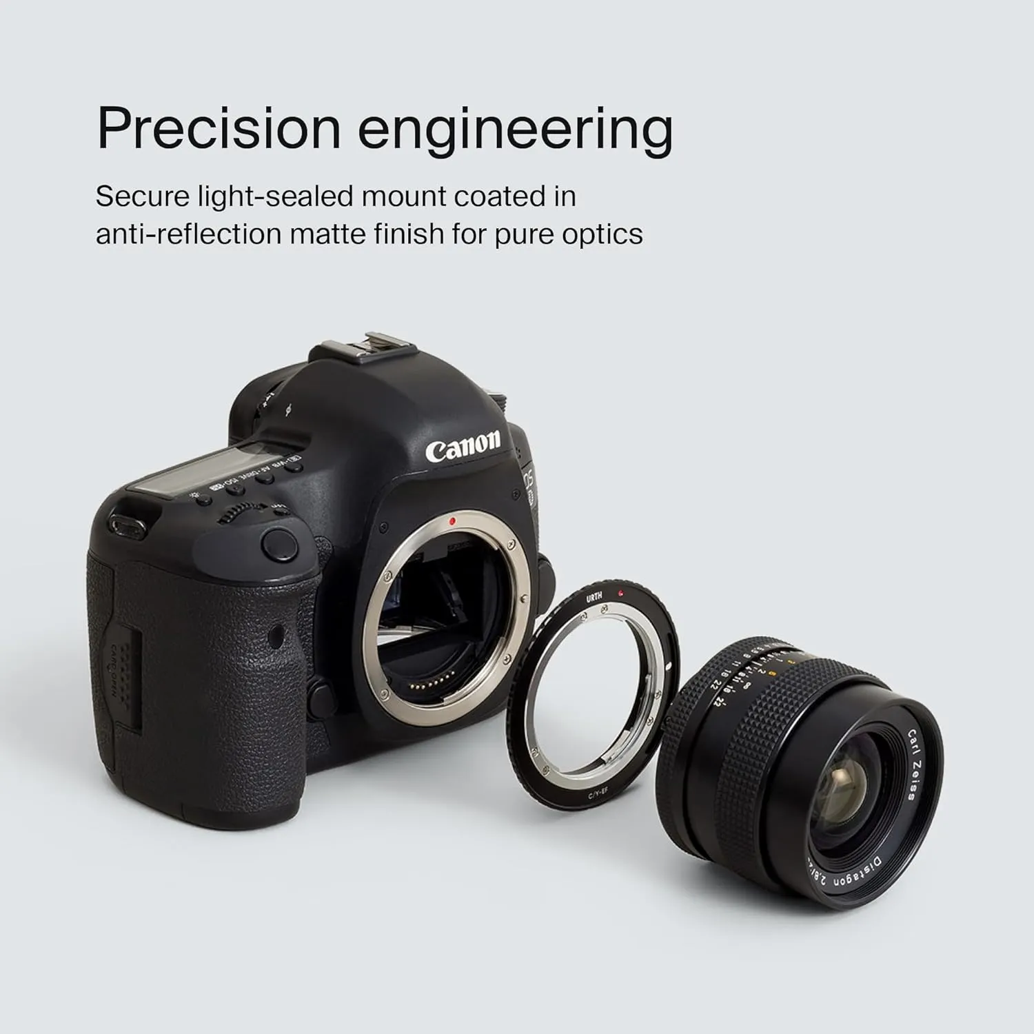 Urth Lens Mount Adapter: Compatible with Contax/Yashica (C/Y) Lens to (EF/EF-S) Camera Body