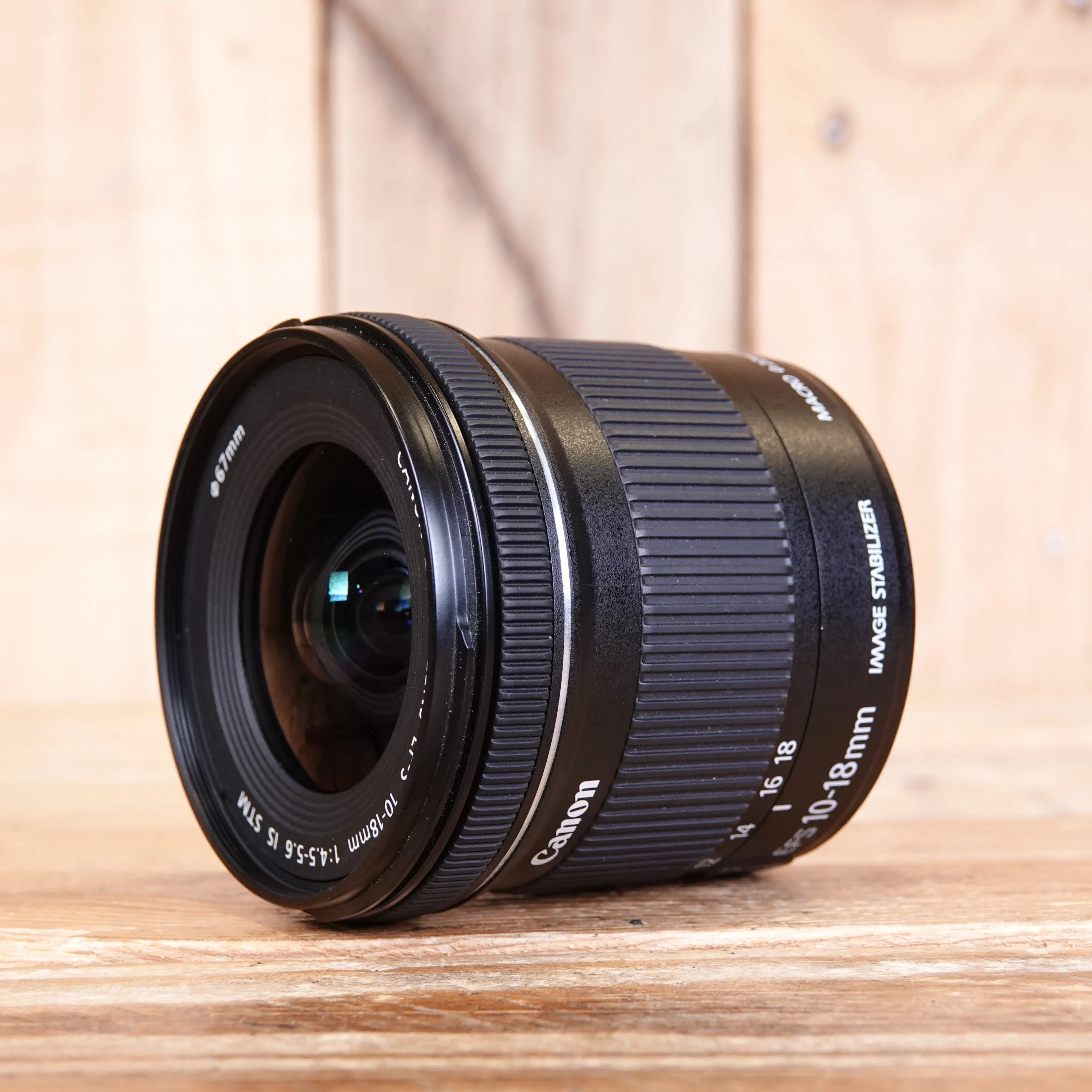 Used Canon EF-S 10-18mm F4.5-5.6 IS STM Lens