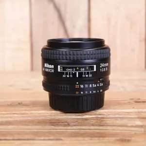 Used Nikon AF 24mm F2.8D Lens
