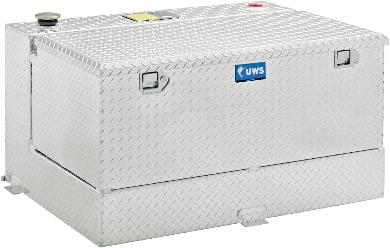 UWS TT-85-COMBO 85-Gallon Combo Bright Aluminum Transfer Tank