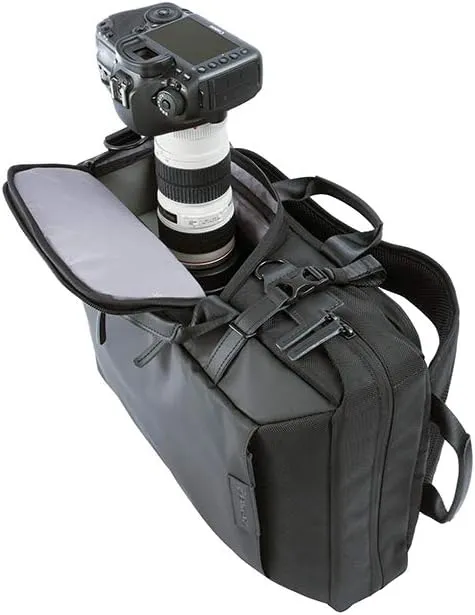 Vanguard VEO SELECT49 BK Backpack/Shoulder Bag for DSLR, Mirrorless/CSC Camera or Drone, Black