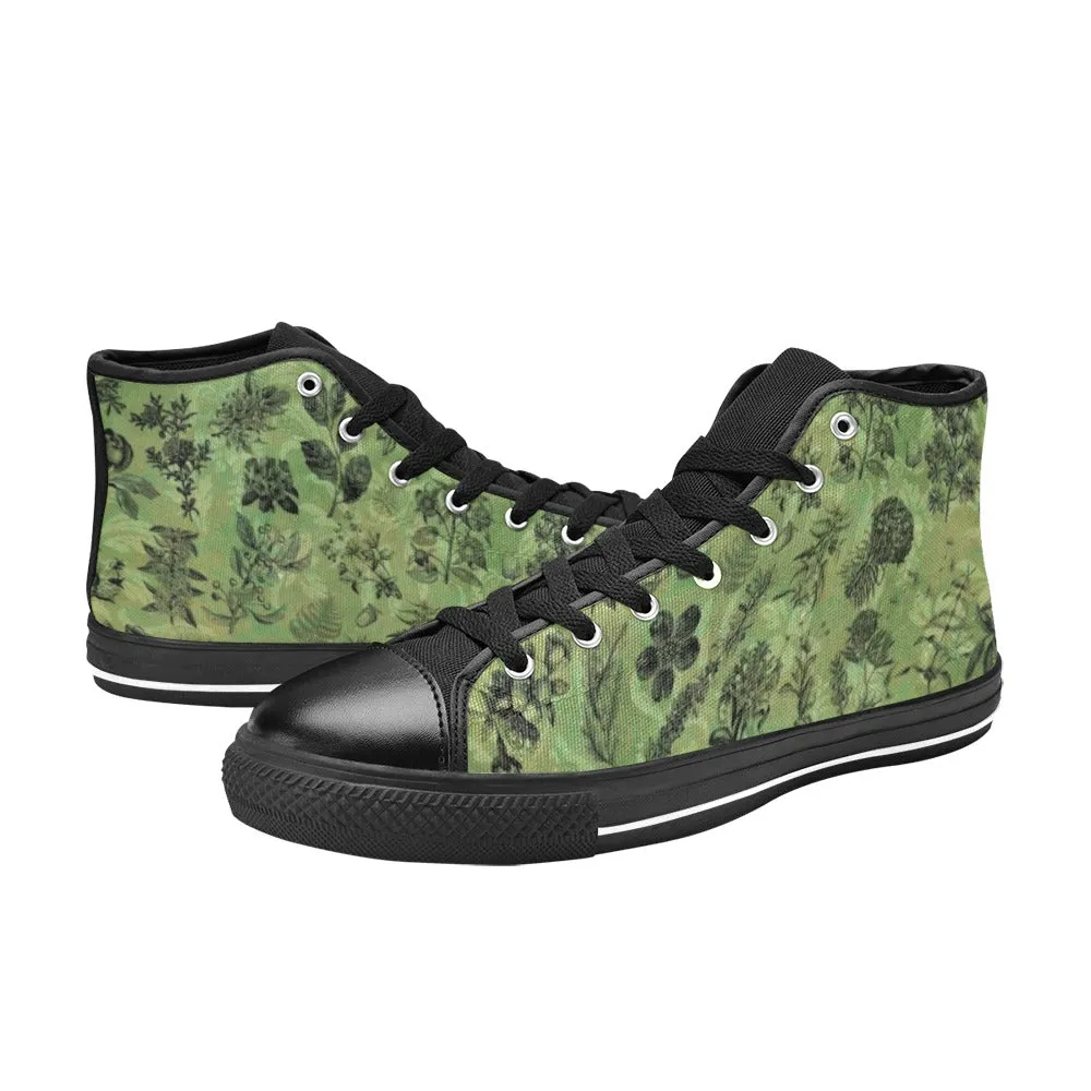 Vintage Botanical - High Top Shoes