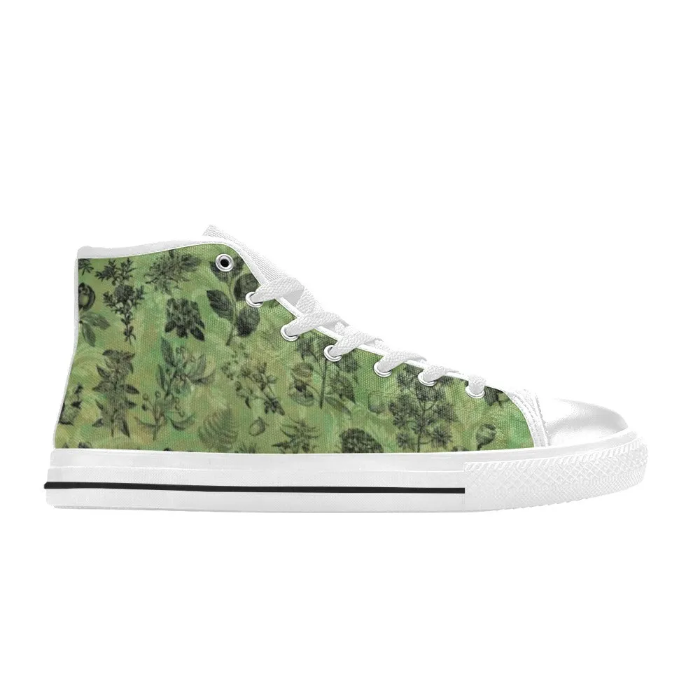 Vintage Botanical - High Top Shoes