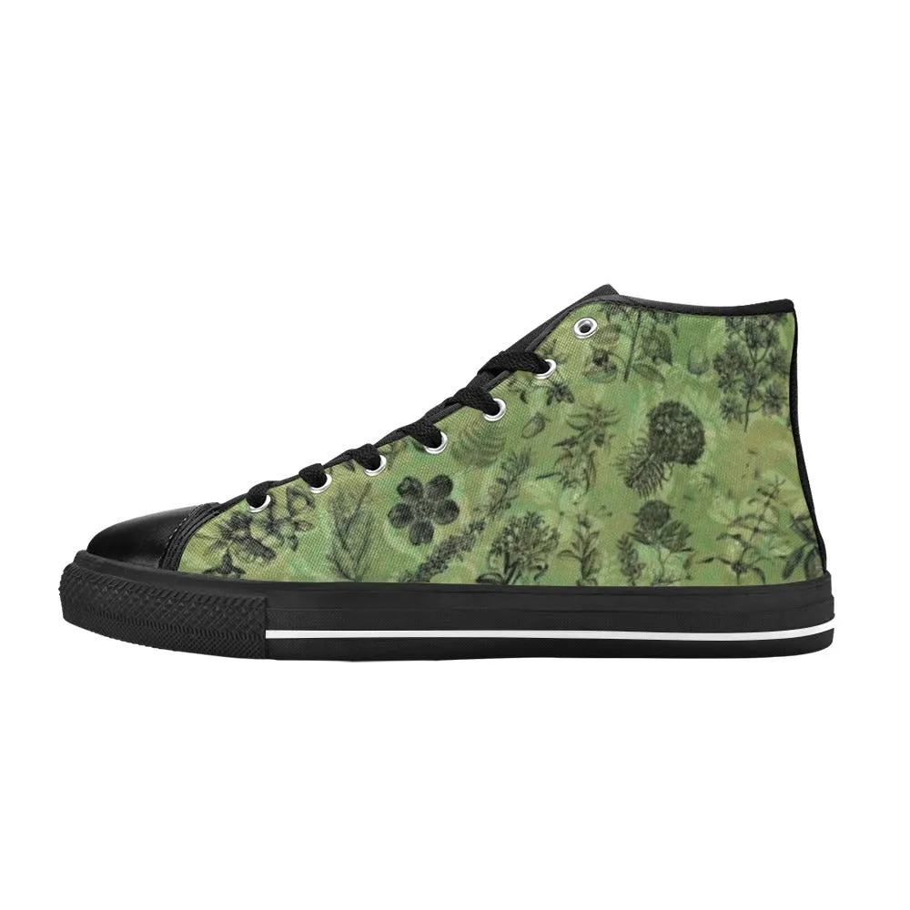 Vintage Botanical - High Top Shoes