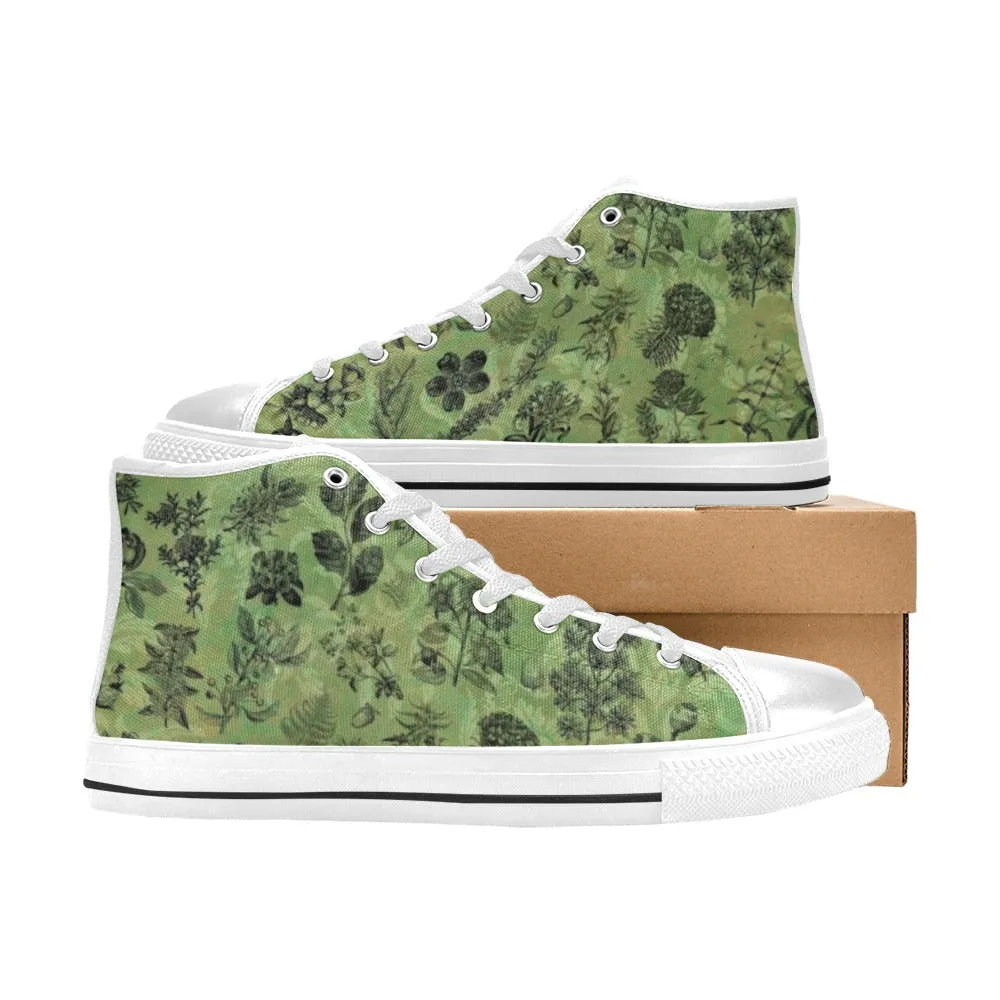 Vintage Botanical - High Top Shoes