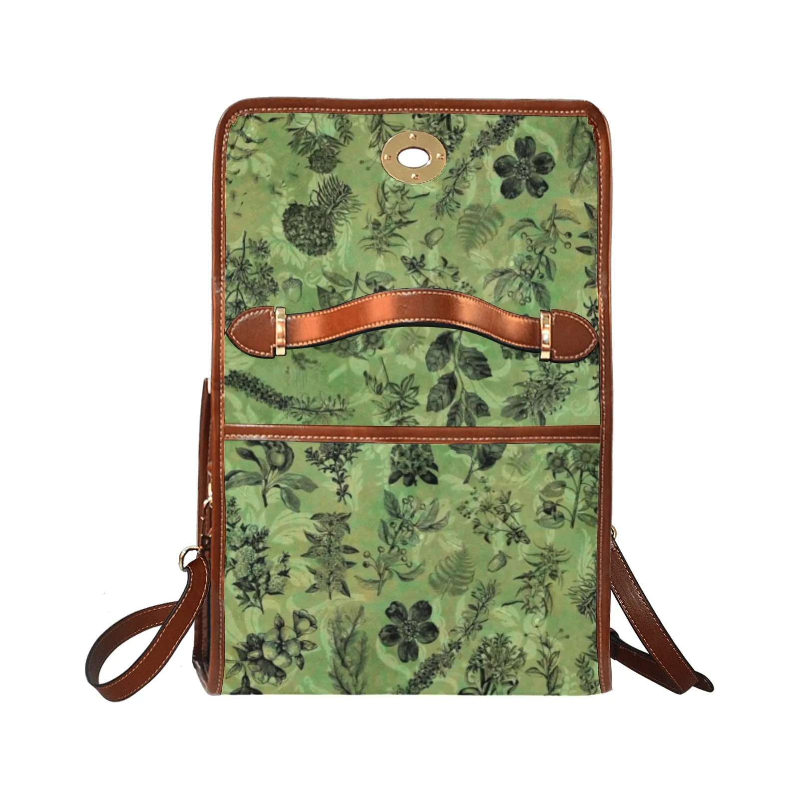 Vintage Botanical - Waterproof Canvas Handbag