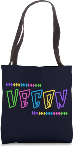 Vintage Vegan, Living The Vegan, and Cruelty-Free Life Fun Tote Bag