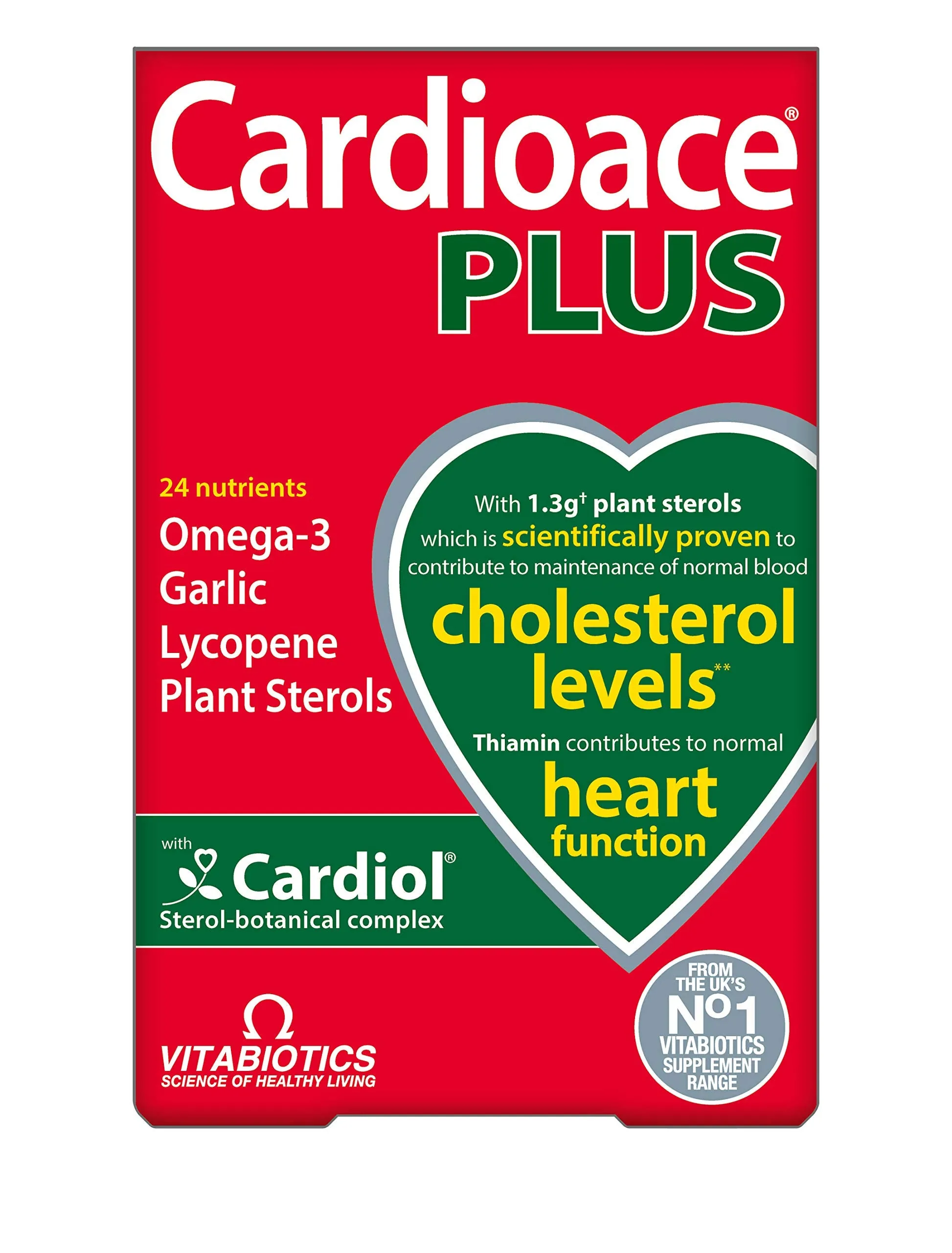 Vitabiotics Cardioace Plus 60 Capsules
