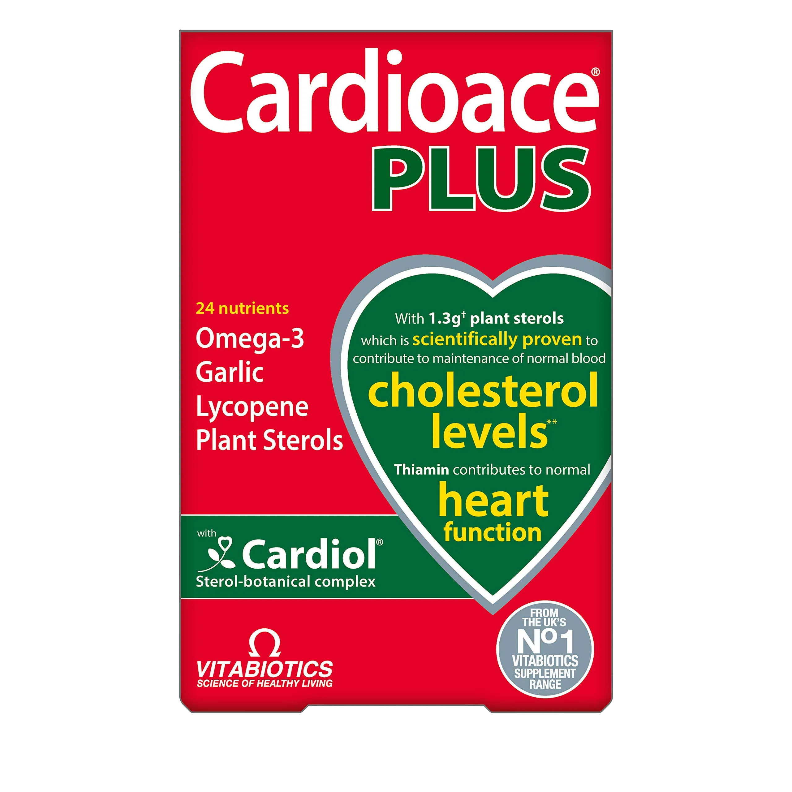 Vitabiotics Cardioace Plus 60 Capsules
