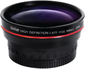 Vivitar 52mm 0.43X Professional Wide Angle Lens with Macro