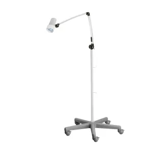 Waldmann HALUX N30-1 P F1 Reading Light, 8W, 4400K, 16MM PIN, Articulating Arm, Dimmable, Roller Stand