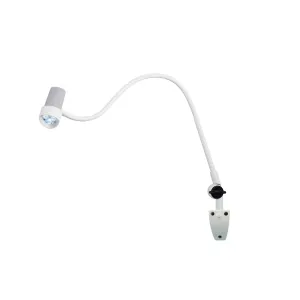Waldmann HALUX N30-1 P SGV Exam Light, 8W, 4400K, GOOSENECK, BASE JOINT, Dimmable, Side Mount, Wall Mount