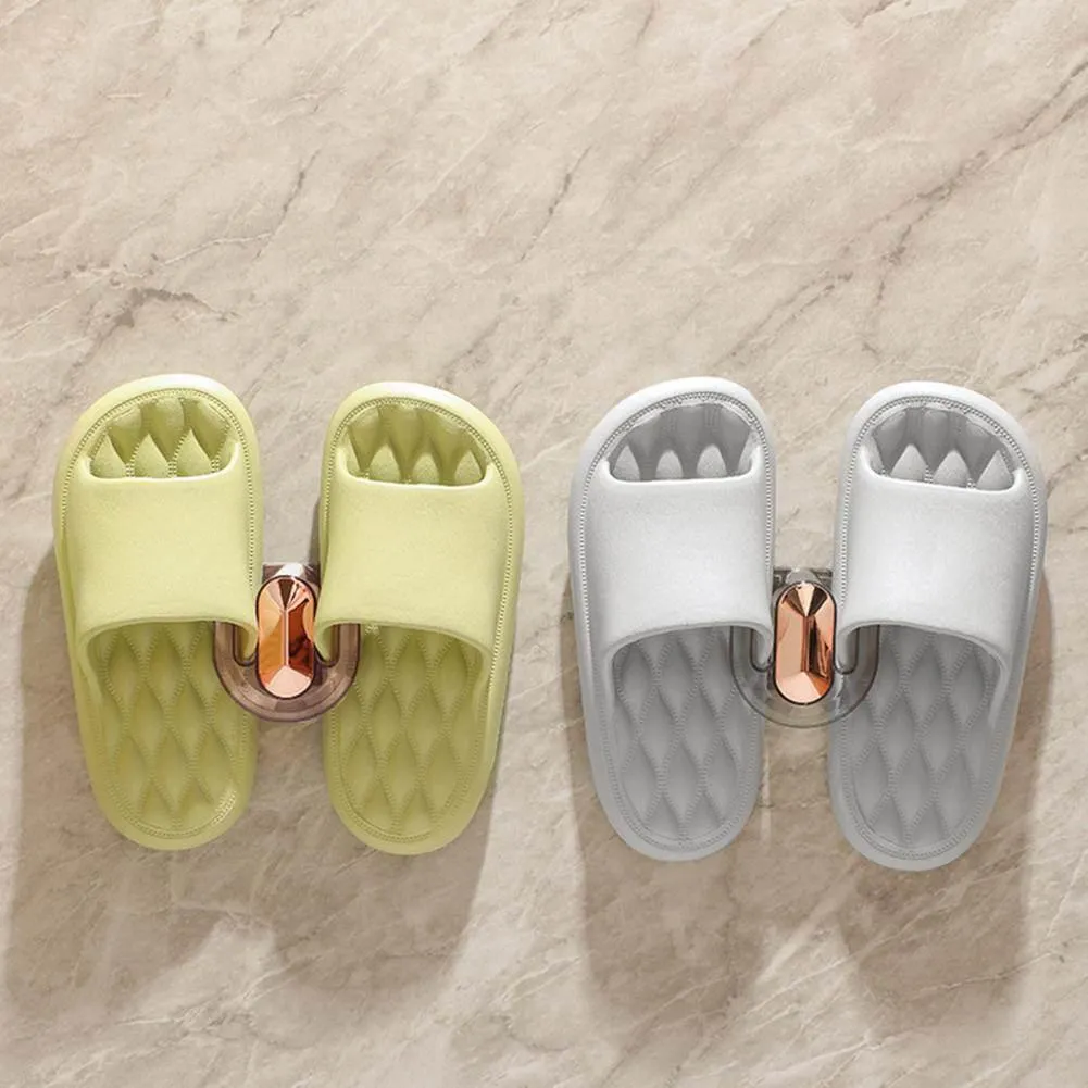 Wall-Mounted Shoe Rack - Transparent Organizer Storage Solution