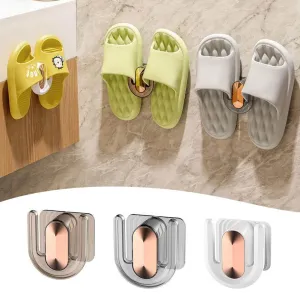 Wall-Mounted Shoe Rack - Transparent Organizer Storage Solution