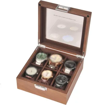 Watch Box Minimalist Skylight Watch Display Box Multifunctional Watch Storage Box Watch Organizer with Lock Buckle watch storage box