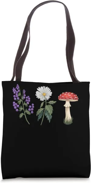 Watercolor Poisonous Plants Art Tote Bag