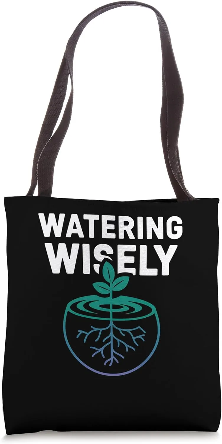 Watering Wisely Hydroponic Gardening Enthusiast Tote Bag