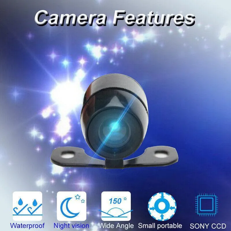 Waterproof 150 Degree Car Rear View Reverse Camera Night Vision Parking Assist