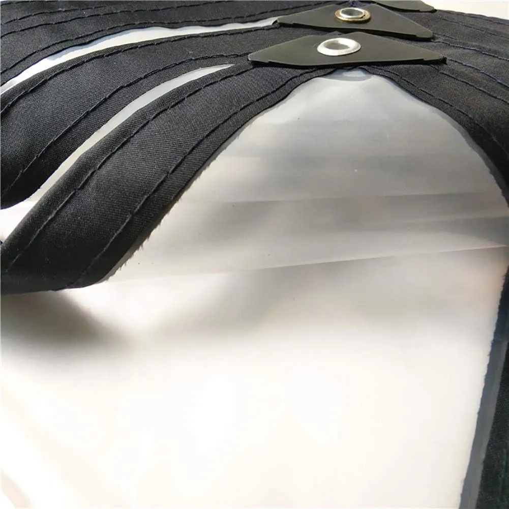 Waterproof Cover Tarp Tarpaulin Sheet ,Sunshade Net, Shade Cloth, Tarpaulinsclear Plastic Rainproof and Cold Resistant, Corrosion Resistant, Reinforced Corners and Edges,Thickness 0.12Mm,F,3*4M