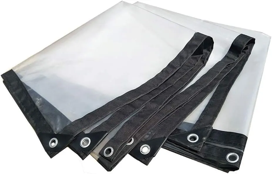 Waterproof Cover Tarp Tarpaulin Sheet,Sunshade Net, Shade Cloth, Tarpaulinsclear Waterproof with Eyelets Balcony Plant Awning Rainproof Plastic Cloth for Garden Camping Patio,F,1 * 2M
