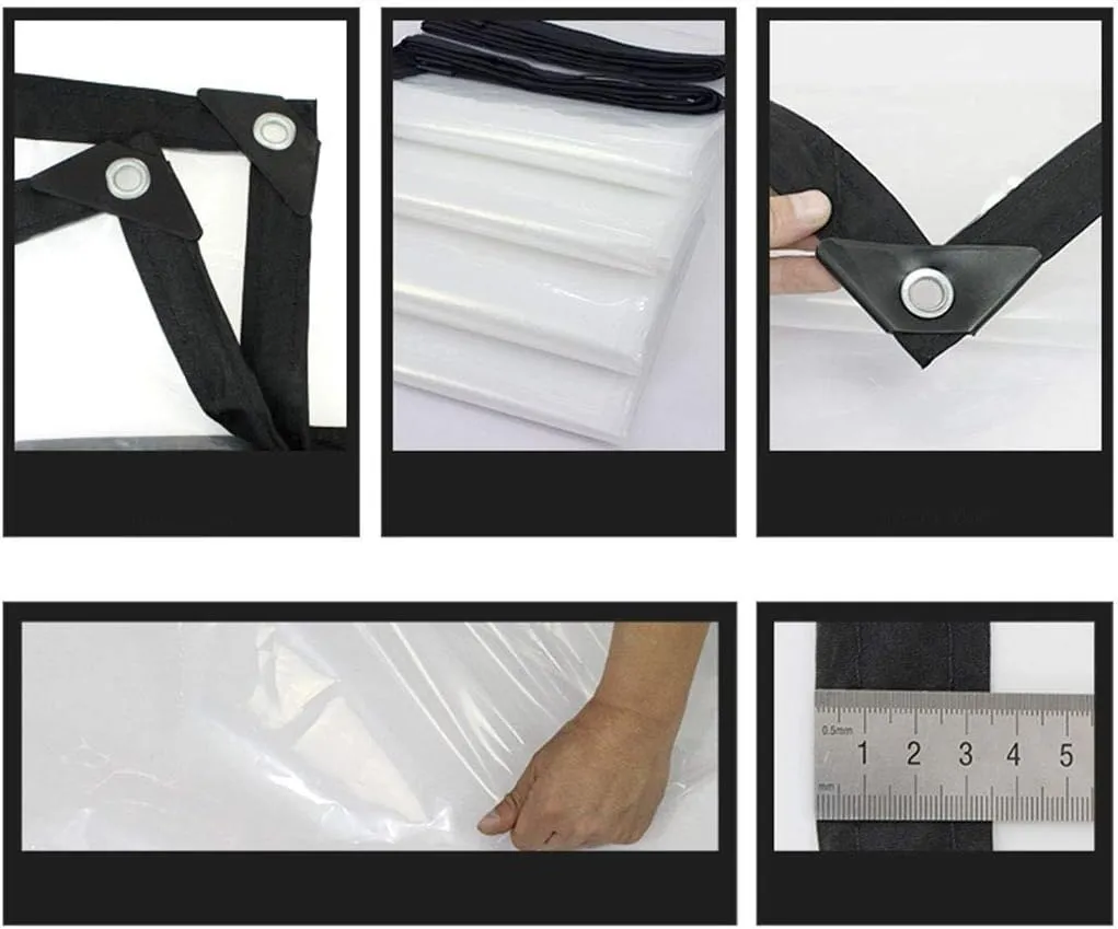 Waterproof Cover Tarp Tarpaulin Sheet,Sunshade Net, Shade Cloth, Waterproof Heavy Duty with Metal Grommets, Indoor Outdoor Insulation Greenhouse Film,120G/M²,a,2 * 3M
