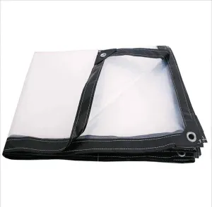 Waterproof Cover Tarp Tarpaulin Sheet,Sunshade Net, Shade Cloth, Waterproof with Grommets for Window Curtain, Household Dustproof Plastic Cloth for Furniture,C,4 * 10M