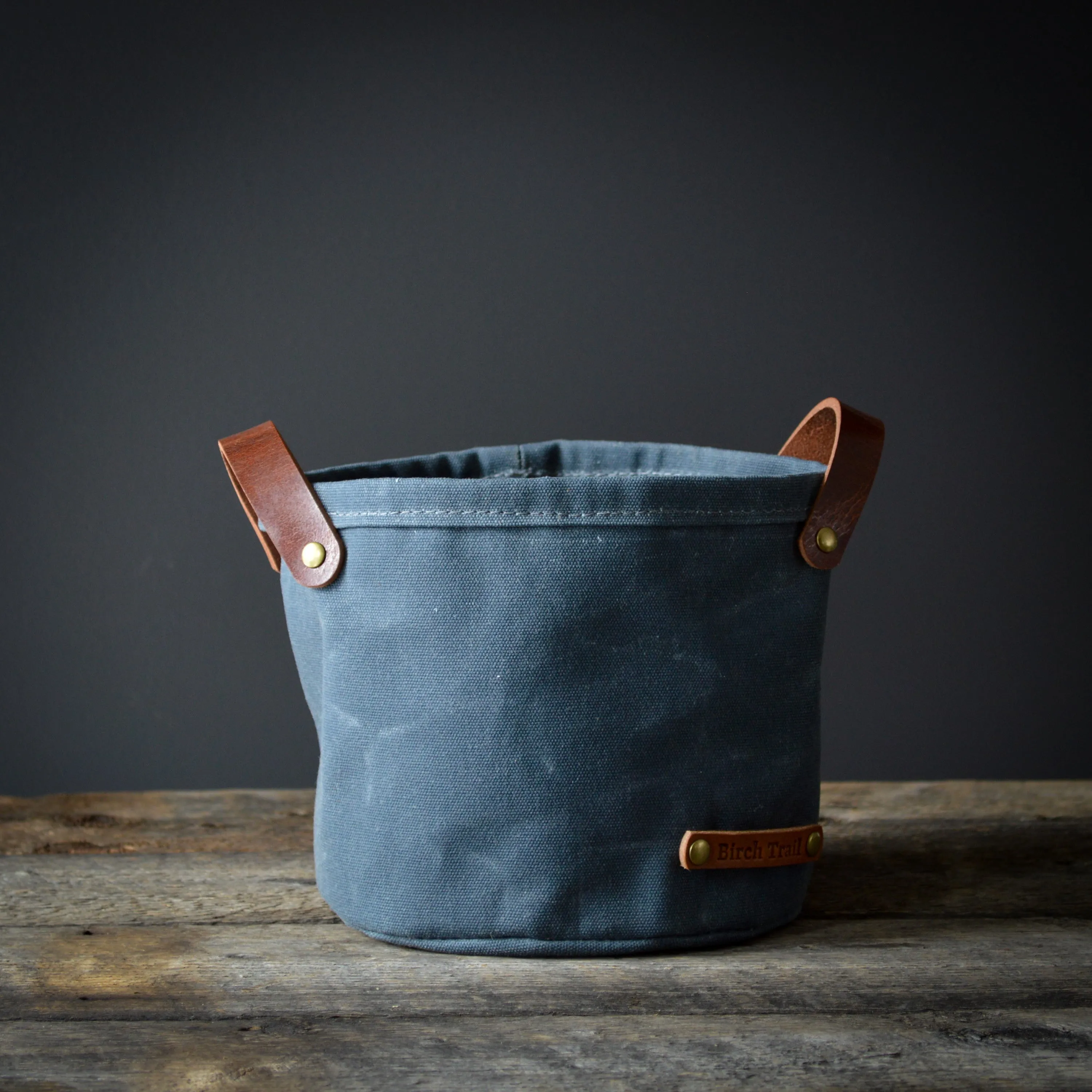 Waxed Canvas Planter