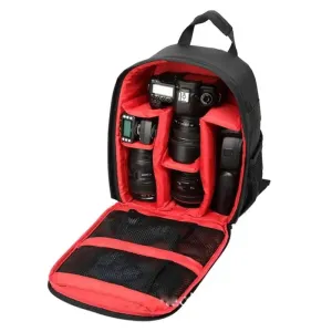 Weather Resistant Camera Backpack for DSLR