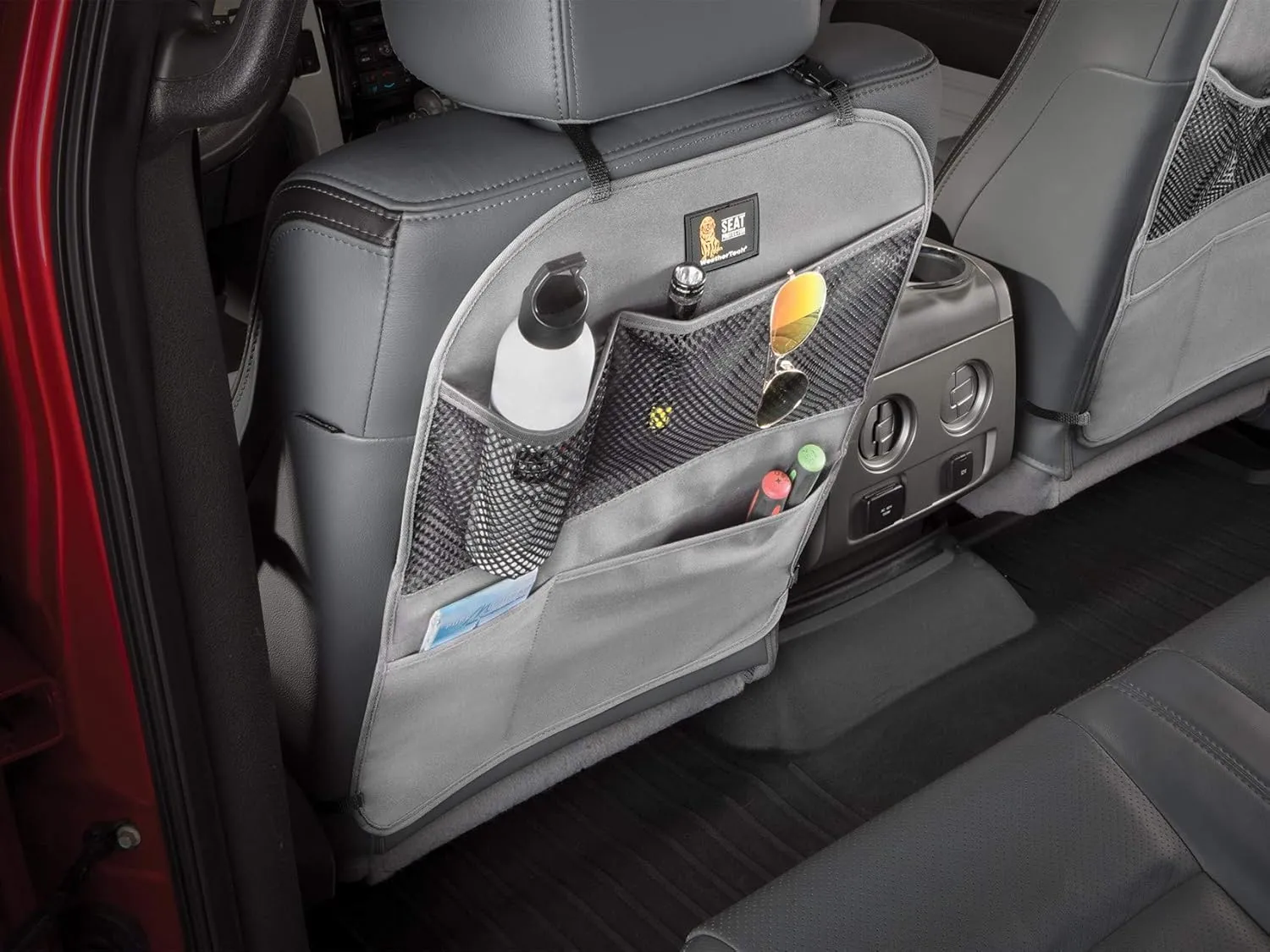 WeatherTech Seat Back Protector - Kick Mat and Organizer for The Back of Your Seat - Tan