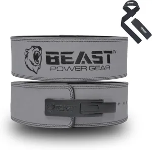 Weight Lifting Belt Lever Buckle 10MM 13MM Thick & 4 Inches Free Strap Weightlifting, Powerlifting, Deadlifts, Squats Men Women
