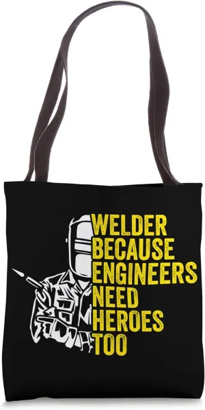 Welder Engineering Welding Construction Support Weld Fan Tote Bag
