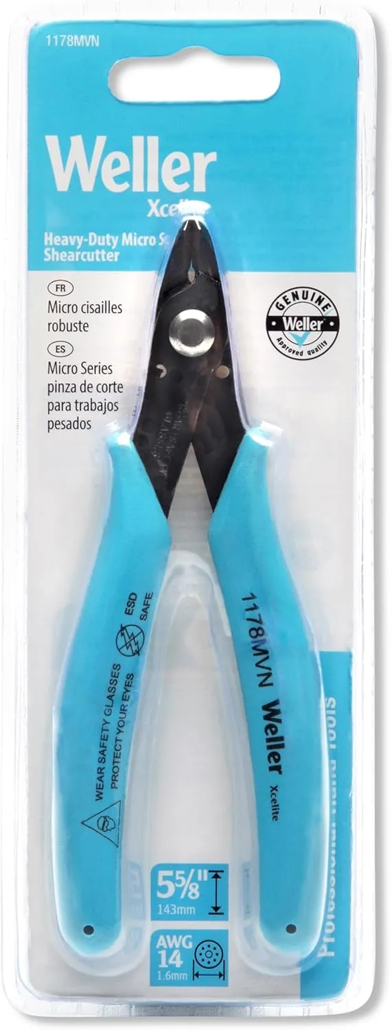 Weller Xcelite Heavy-Duty Micro Shearcutter | 1178MVN
