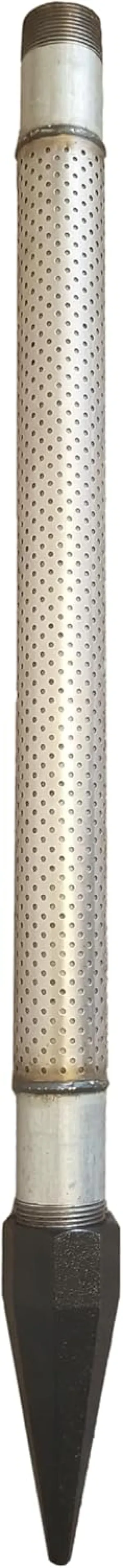 Wellpoint Heavy Duty, 60 Gauge, 1-1/4 in Pipe, 30 in Pipe Length, Galvanized Stainless Steel