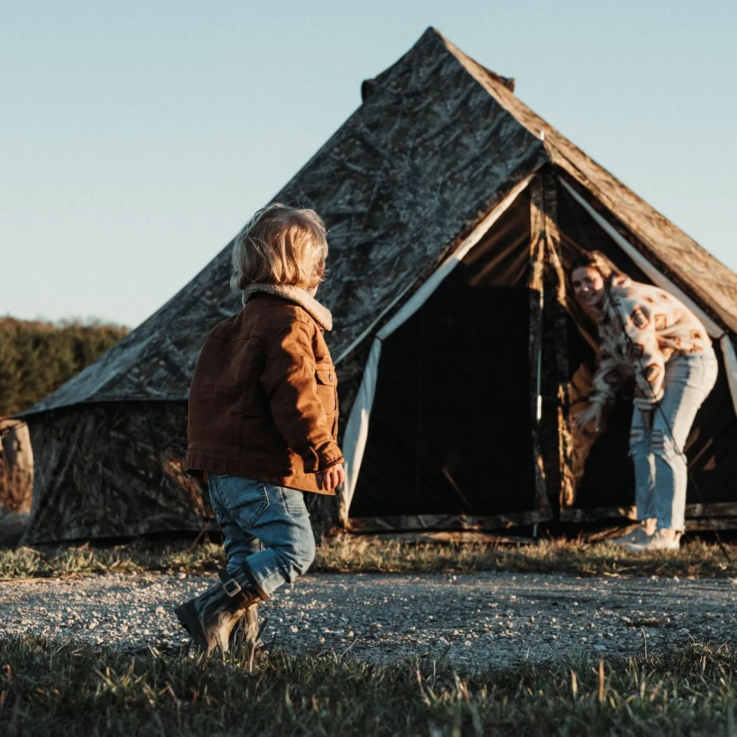 WHITEDUCK Regatta Canvas Bell Tent - w/StoveJack, Waterproof, 4 Season Luxury Camping and Glamping Yurt Tent Outdoor